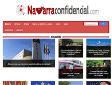 Tablet Screenshot of navarraconfidencial.com